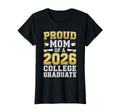 Proud Mom 2026 College Graduate Class T-Shirt - Graphic Print for Adults - T-Shirt, Sweatshirt, Hoodie