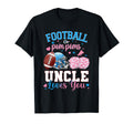 Football Or Pom Poms Uncle Loves You T-Shirt - Minimalist Print for Adults - T-Shirt, Sweatshirt, Hoodie