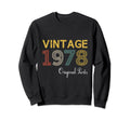 Year 1978 Gift Birthday Mom Dad Sweatshirt - Custom Art Print Men Women - T-Shirt, Sweatshirt, Hoodie