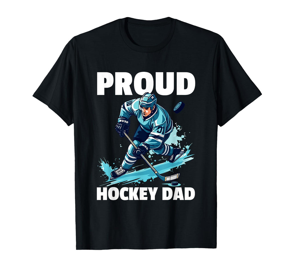 Hockey Dad Gift Sweatshirt - Casual Everyday Wear for Adults - T-Shirt, Sweatshirt, Hoodie