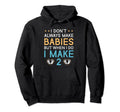 Twin Dad I Dont Always Make Babies Dad Hoodie - Novelty Apparel Men Women - T-Shirt, Sweatshirt, Hoodie