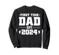 First Time Dad Est 2024 Future Dad Sweatshirt - Custom Art Print Unisex - T-Shirt, Sweatshirt, Hoodie