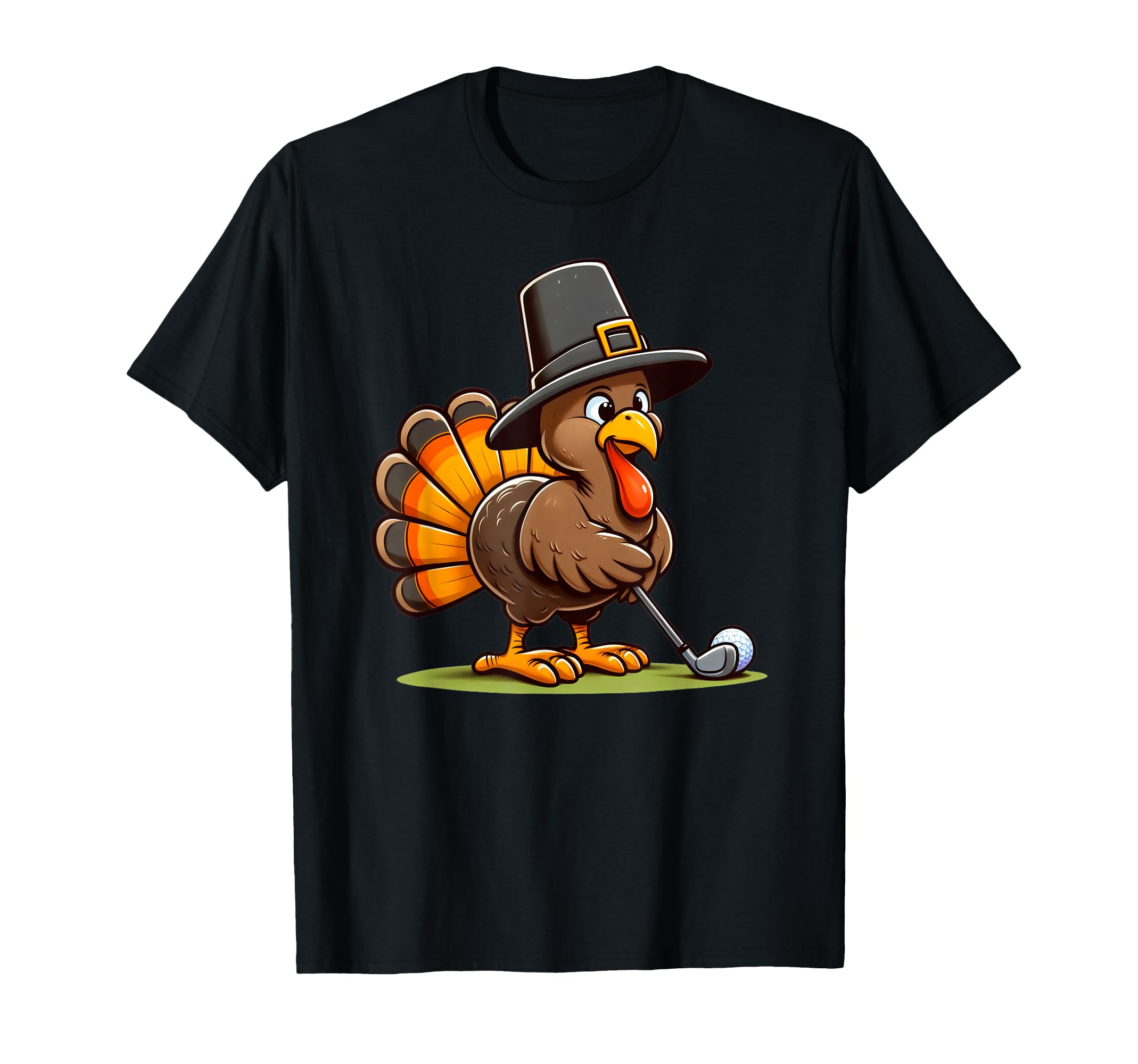 Turkey Golf Thanksgiving Golfer T-Shirt - Aesthetic Graphic for Adults - T-Shirt, Sweatshirt, Hoodie