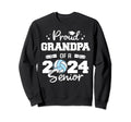 Proud Grandpa 2024 Senior Funny Sweatshirt - Custom Art Print Men Women - T-Shirt, Sweatshirt, Hoodie