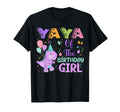 Yaya Birthday Dinosaur Saurus Rex Party T-Shirt - Aesthetic Graphic Unisex - T-Shirt, Sweatshirt, Hoodie