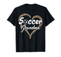 Proud Soccer Grandma Leopard Heart T-Shirt - Trendy Graphic Men Women - T-Shirt, Sweatshirt, Hoodie