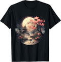 Vintage Cherry Blossom Woodblock Japanese Graphical - Adult & Kids T-Shirts, Sweatshirts & Hoodies apparel design preview 1