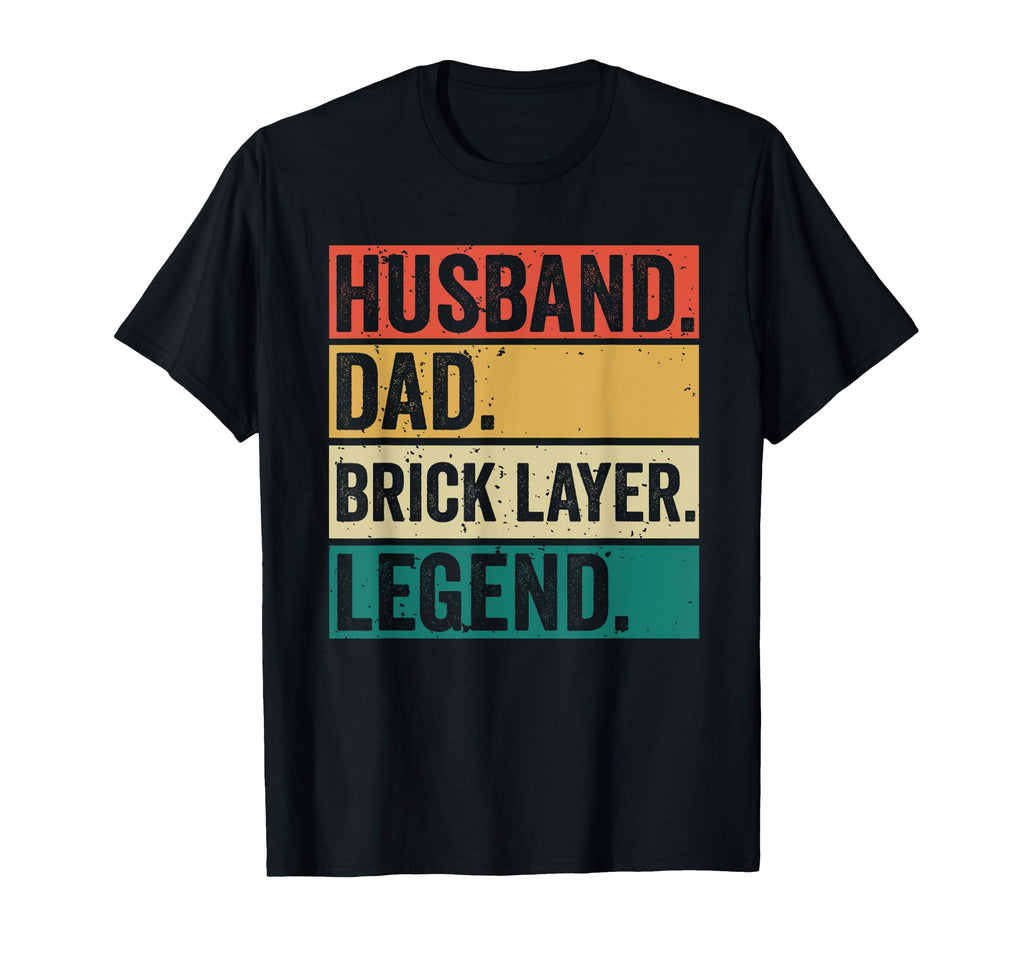 Husband Dad Bricklayer Legend T-Shirt - Unique Graphic for Adults - T-Shirt, Sweatshirt, Hoodie