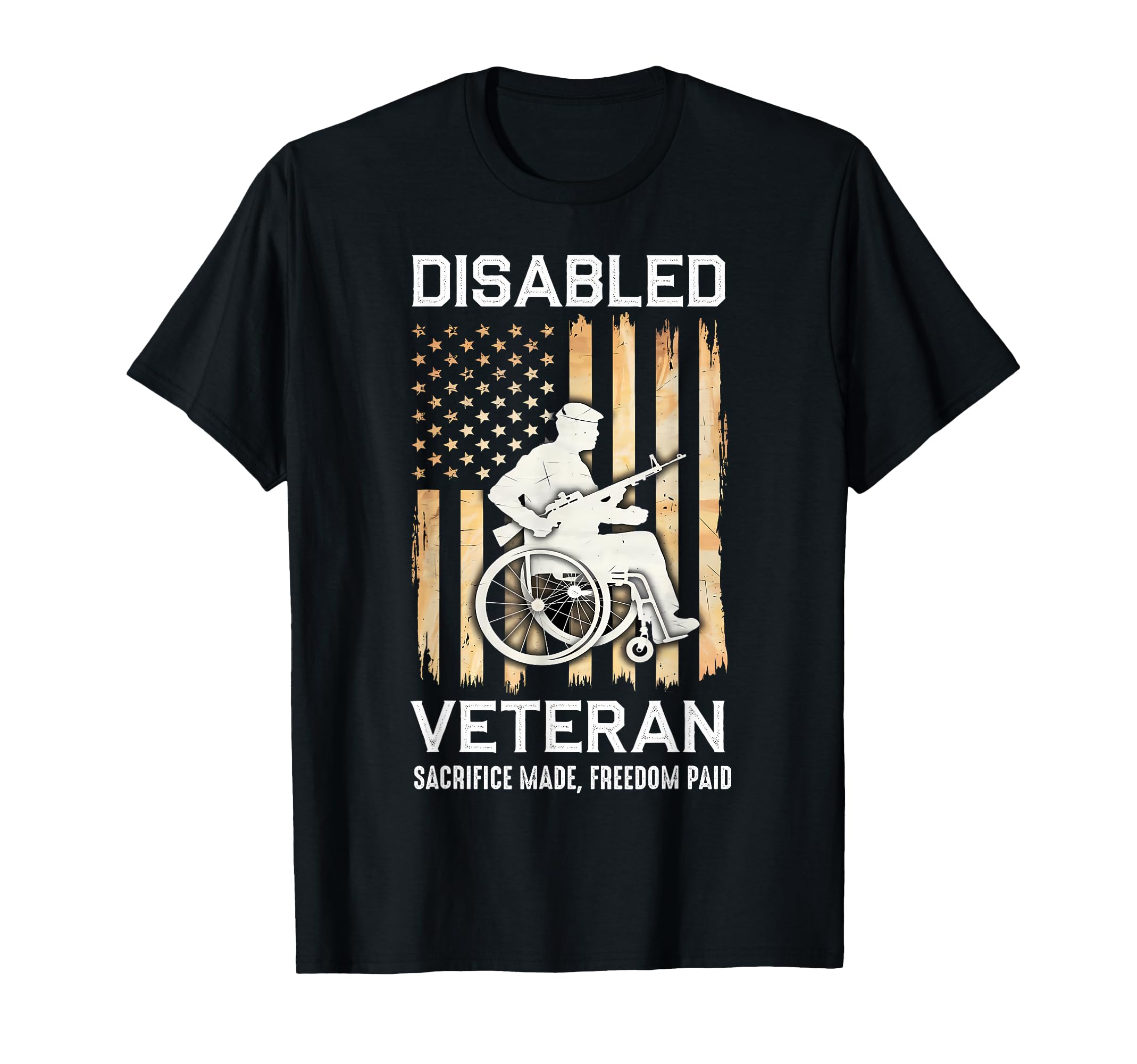 Disabled Veteran Dad Grandpa Veteran T-Shirt - Minimalist Print for Adults - T-Shirt, Sweatshirt, Hoodie