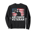 Air Force Veteran Us American Sweatshirt - Minimalist Print for Adults - T-Shirt, Sweatshirt, Hoodie