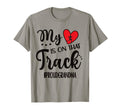 My Heart Is That Track Proud Track T-Shirt - Custom Art Print for Adults - T-Shirt, Sweatshirt, Hoodie