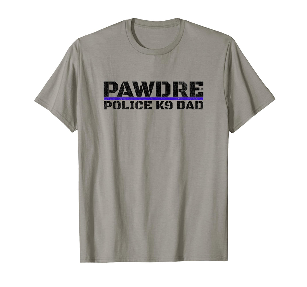 Police K9 Dog Dad Law Enforcement T-Shirt - Fun Novelty Design for Adults - T-Shirt, Sweatshirt, Hoodie
