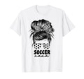 Soccer Nana Grandma Grandmom Messy Bun T-Shirt - Streetwear Style Unisex - T-Shirt, Sweatshirt, Hoodie