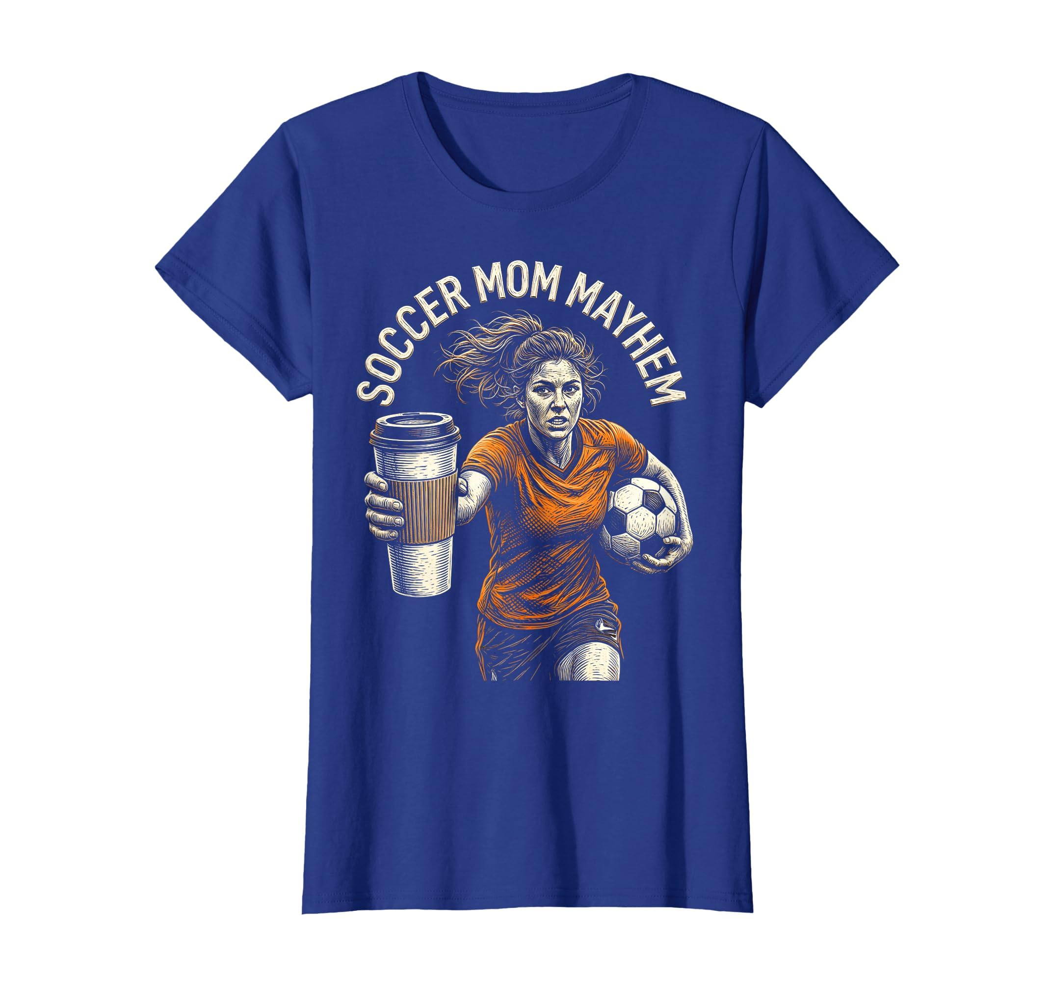 Soccer Mom Mayhem Funny Sports Parent T-Shirt - Unique Graphic for Adults - T-Shirt, Sweatshirt, Hoodie