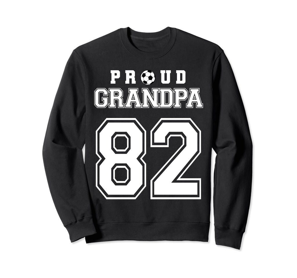 Number 82 Custom Proud Soccer Futbol Sweatshirt - Aesthetic Graphic Unisex - T-Shirt, Sweatshirt, Hoodie