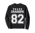 Number 82 Custom Proud Soccer Futbol Sweatshirt - Aesthetic Graphic Unisex - T-Shirt, Sweatshirt, Hoodie