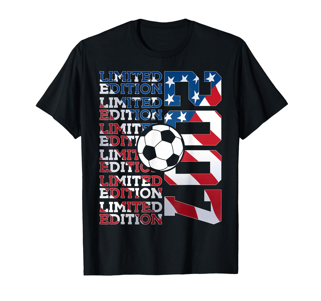 2007 19 Years Soccer 19Th Birthday T-Shirt - Novelty Apparel Unisex - T-Shirt, Sweatshirt, Hoodie
