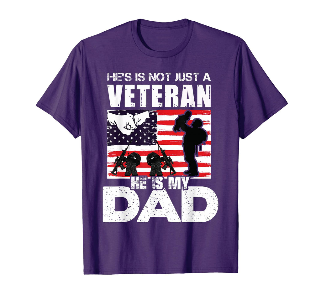 Hes Not Just Veteran Hes My Dad T-Shirt - Streetwear Style for Adults - T-Shirt, Sweatshirt, Hoodie