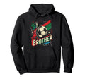 Soccer Brother Family Matching Team Hoodie - Custom Art Print for Adults - T-Shirt, Sweatshirt, Hoodie