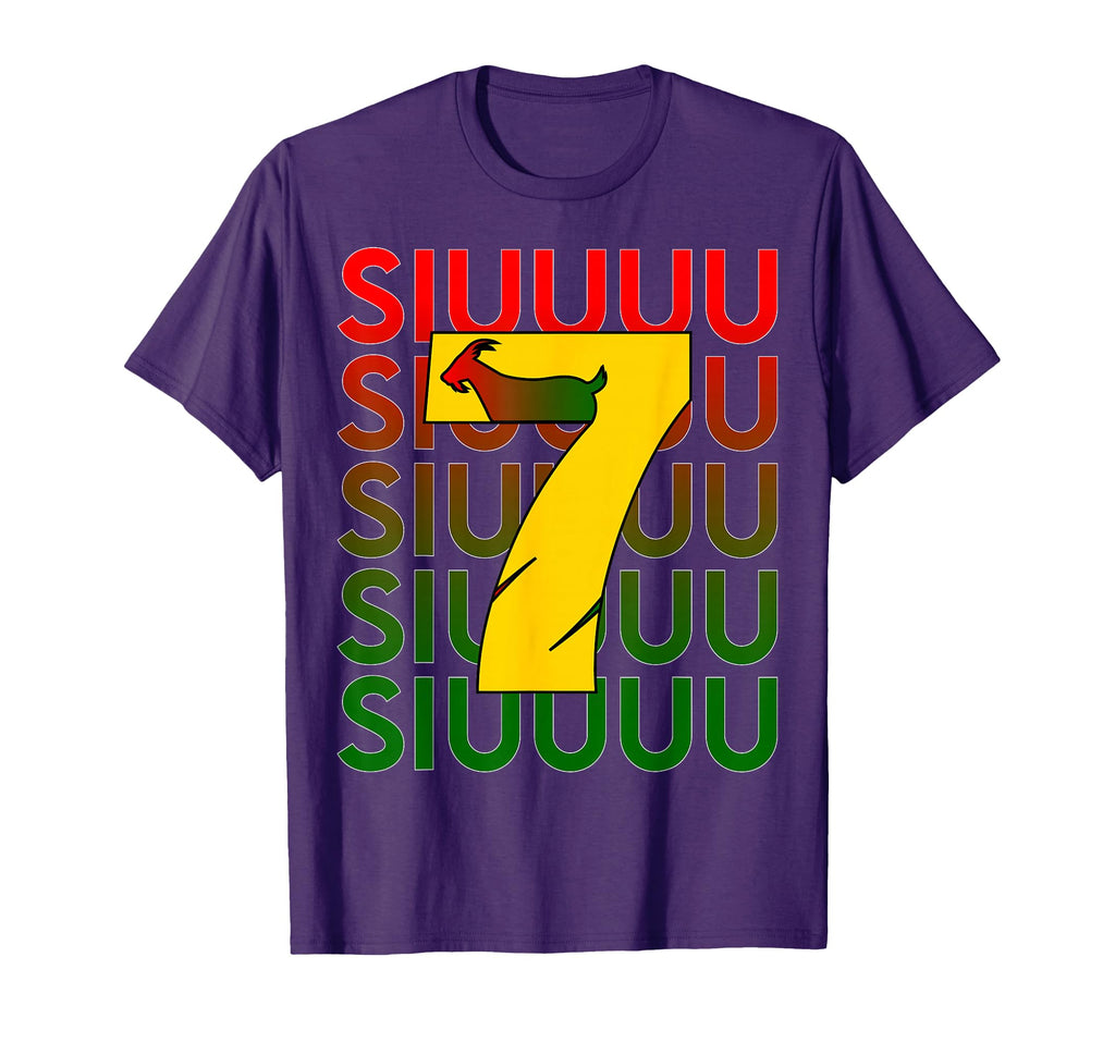 Siuuuu Goat Soccer Soccer Player T-Shirt - Custom Art Print Men Women - T-Shirt, Sweatshirt, Hoodie