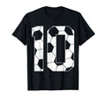 10Th Birthday Soccer Player Football T-Shirt - Minimalist Print for Adults - T-Shirt, Sweatshirt, Hoodie