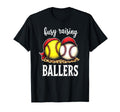 Excited Busy Raising Ballers Athlete T-Shirt - Custom Art Print for Adults - T-Shirt, Sweatshirt, Hoodie