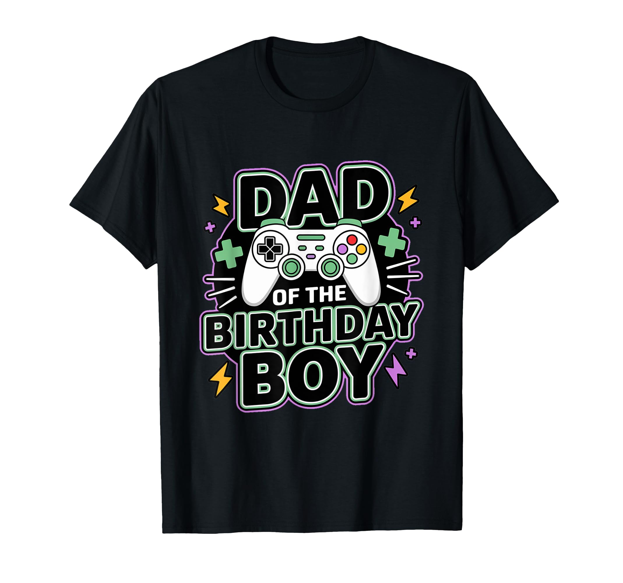 Dad Birthday Matching Video Gamer T-Shirt - Unique Graphic for Adults - T-Shirt, Sweatshirt, Hoodie