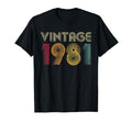 1981 44Th Birthday Gift 44 Years Old T-Shirt - Fun Novelty Design Men Women - T-Shirt, Sweatshirt, Hoodie