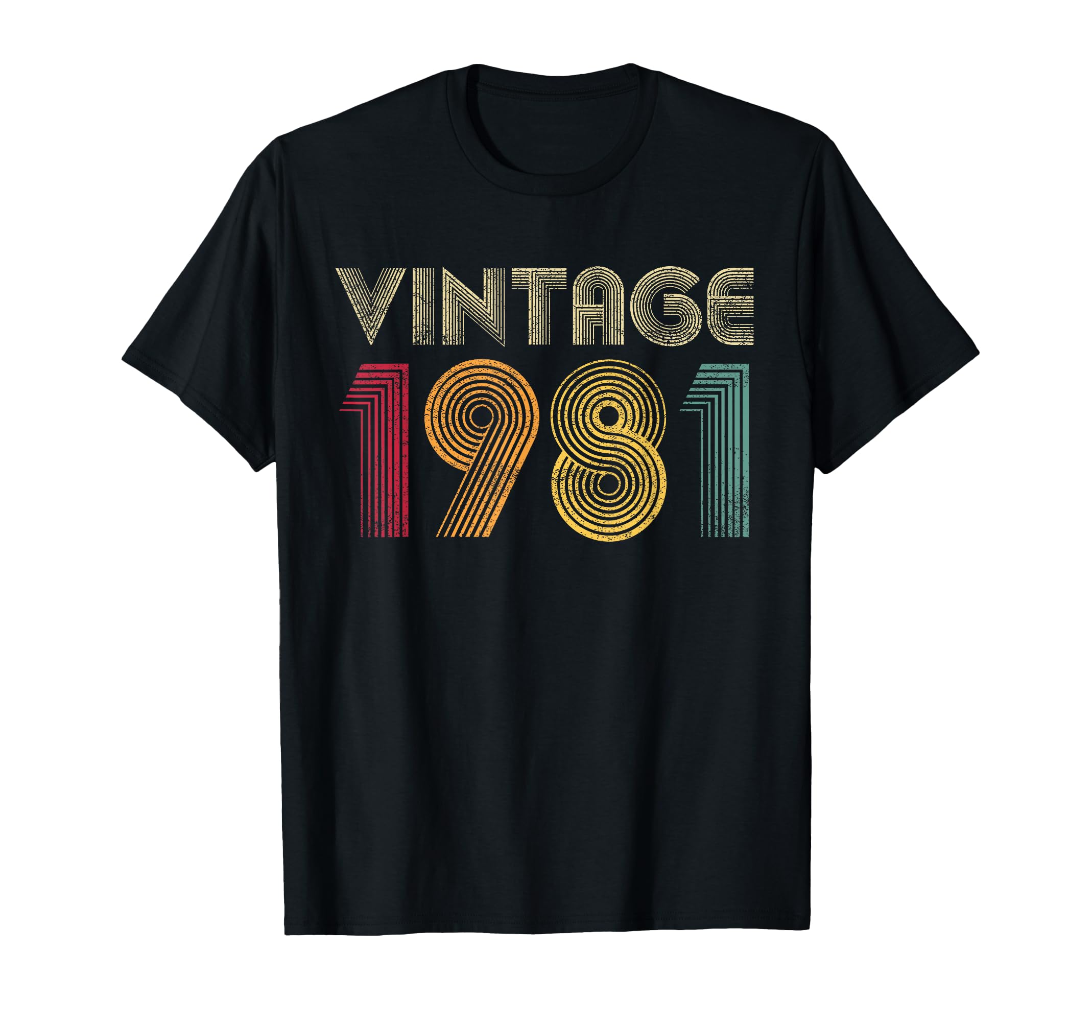 1981 44Th Birthday Gift 44 Years Old T-Shirt - Fun Novelty Design Men Women - T-Shirt, Sweatshirt, Hoodie