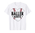 Baseball Aunt Gift Baller Auntie T-Shirt - Aesthetic Graphic for Adults - T-Shirt, Sweatshirt, Hoodie
