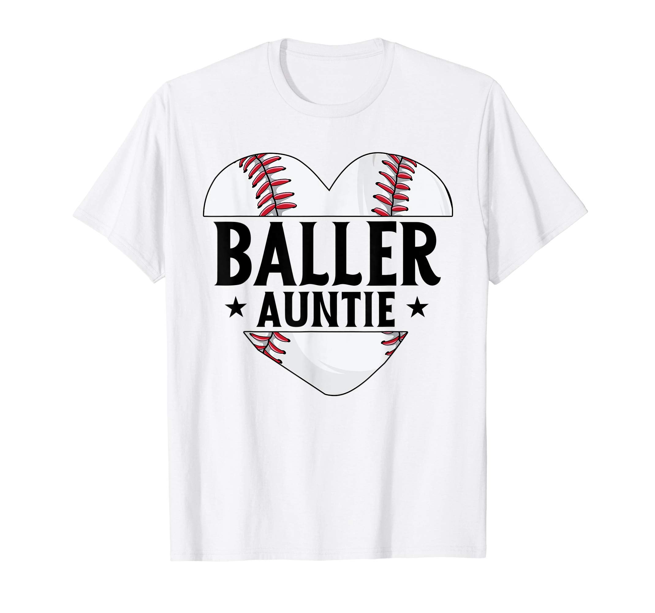 Baseball Aunt Gift Baller Auntie T-Shirt - Aesthetic Graphic for Adults - T-Shirt, Sweatshirt, Hoodie