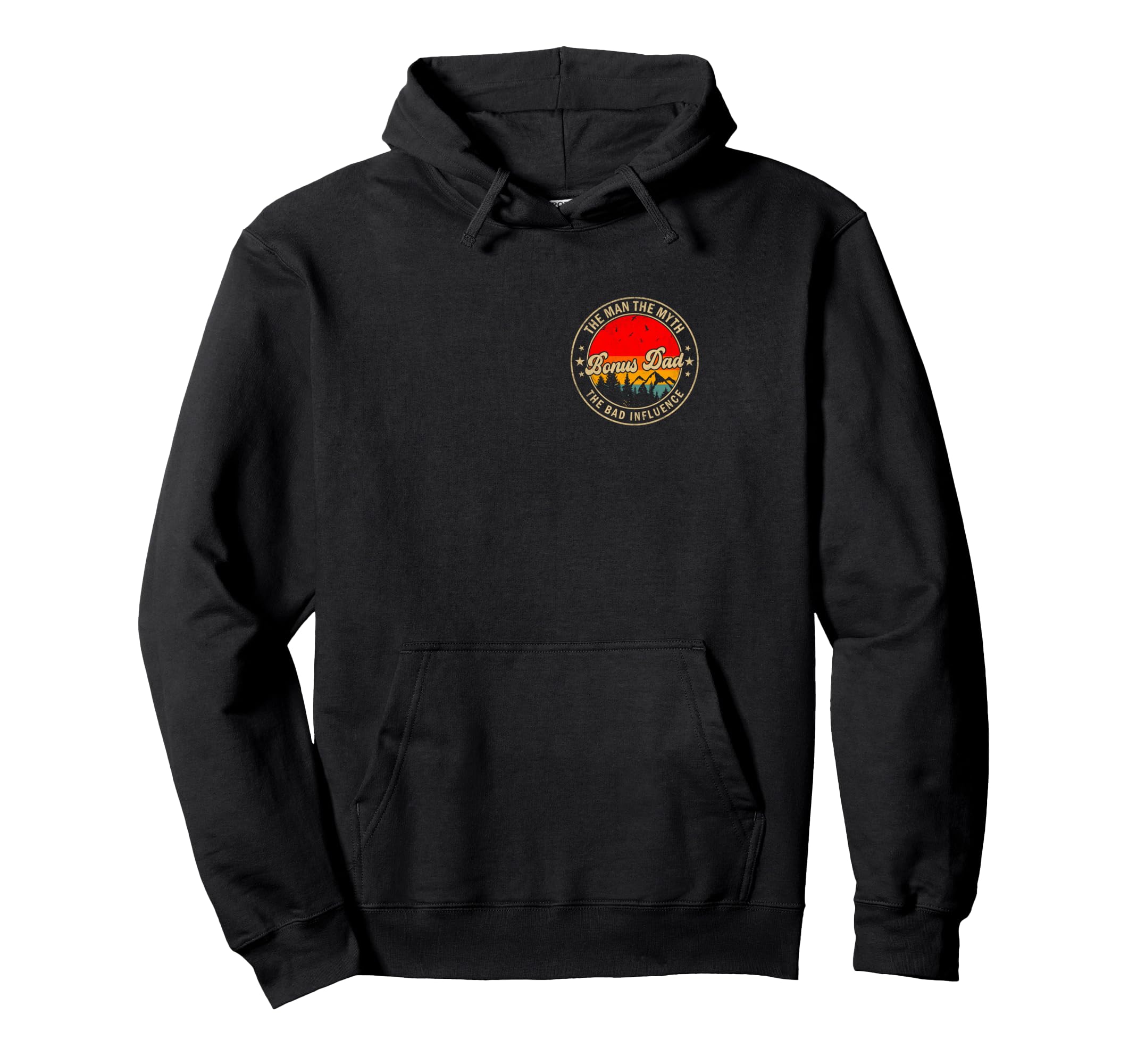 Bonus Dad Myth Bad Influence Hoodie - Aesthetic Graphic Men Women - T-Shirt, Sweatshirt, Hoodie