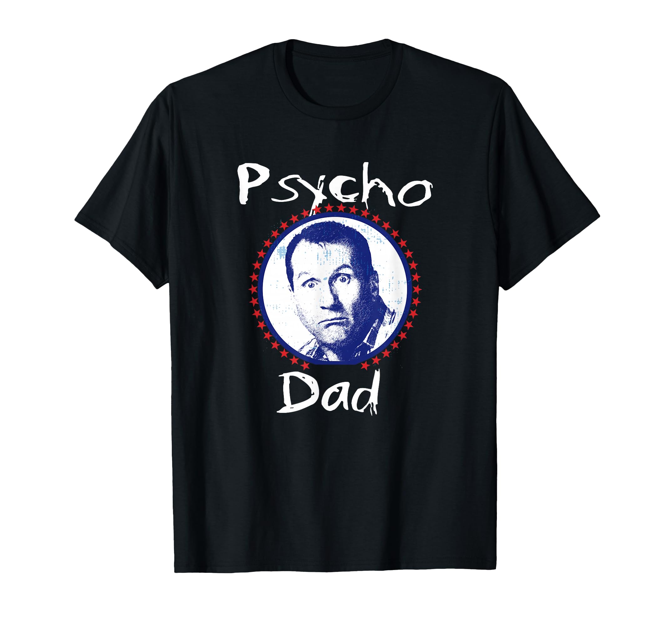 Lfh Psycho Dad Funny Mens Black Small T-Shirt - Fun Novelty Design Unisex - T-Shirt, Sweatshirt, Hoodie