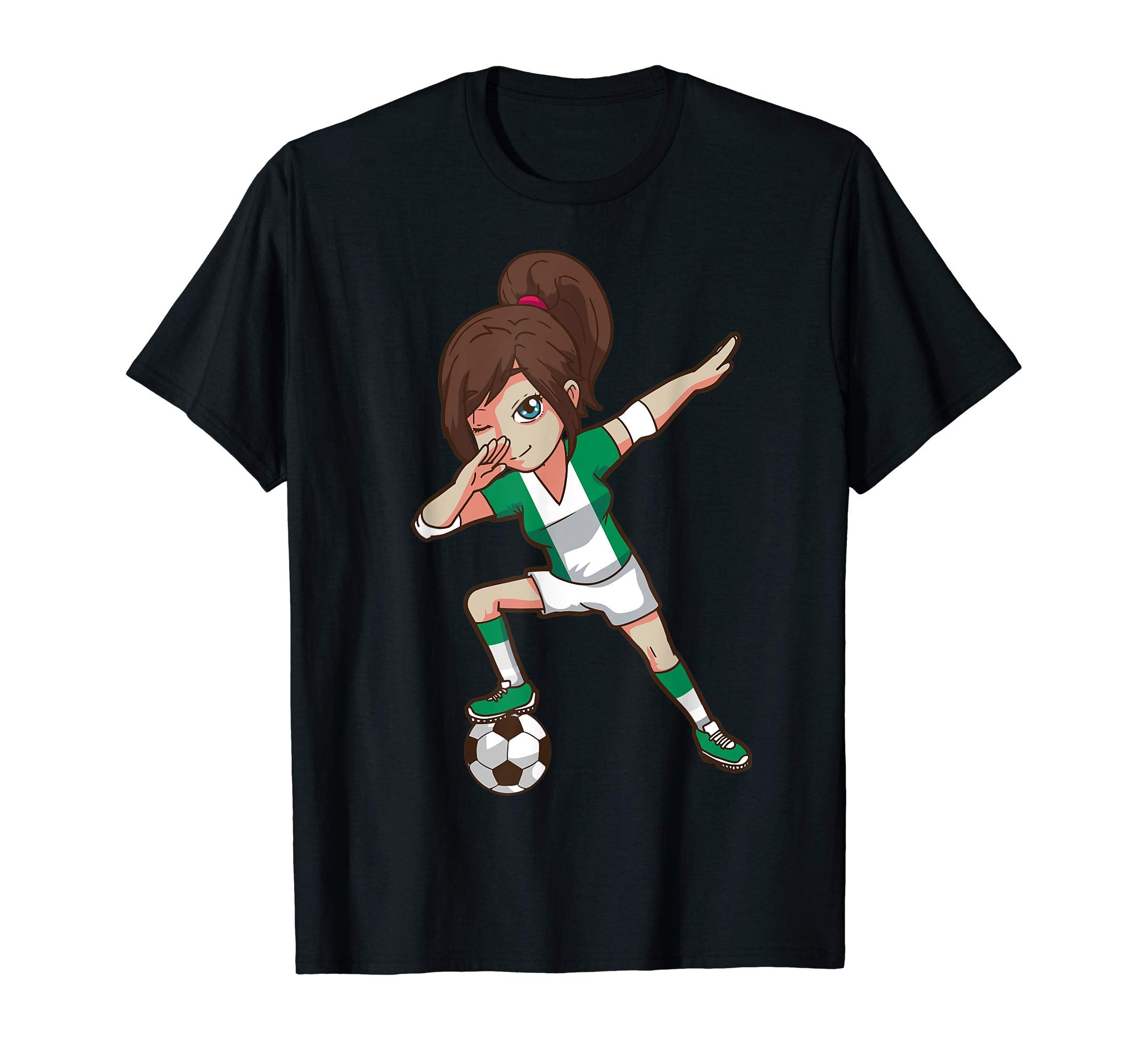 Soccer Fan Nigeria Nigerian Flag T-Shirt - Fun Novelty Design Men Women - T-Shirt, Sweatshirt, Hoodie