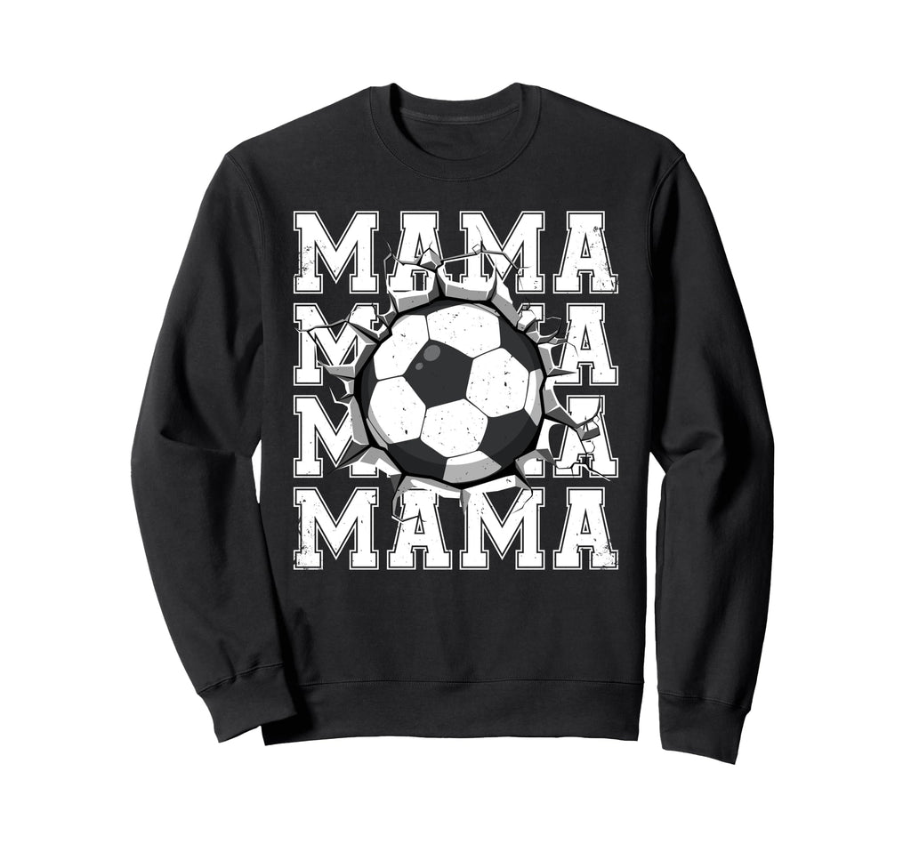 Soccer Mama Cracked Wall Family Sweatshirt - Custom Art Print for Adults - T-Shirt, Sweatshirt, Hoodie