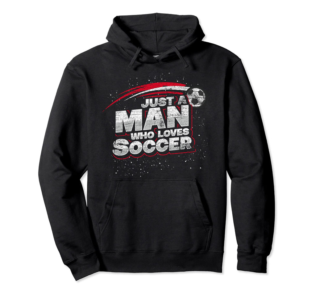 Just Who Loves Soccer Player Soccer Hoodie - Novelty Apparel for Adults - T-Shirt, Sweatshirt, Hoodie