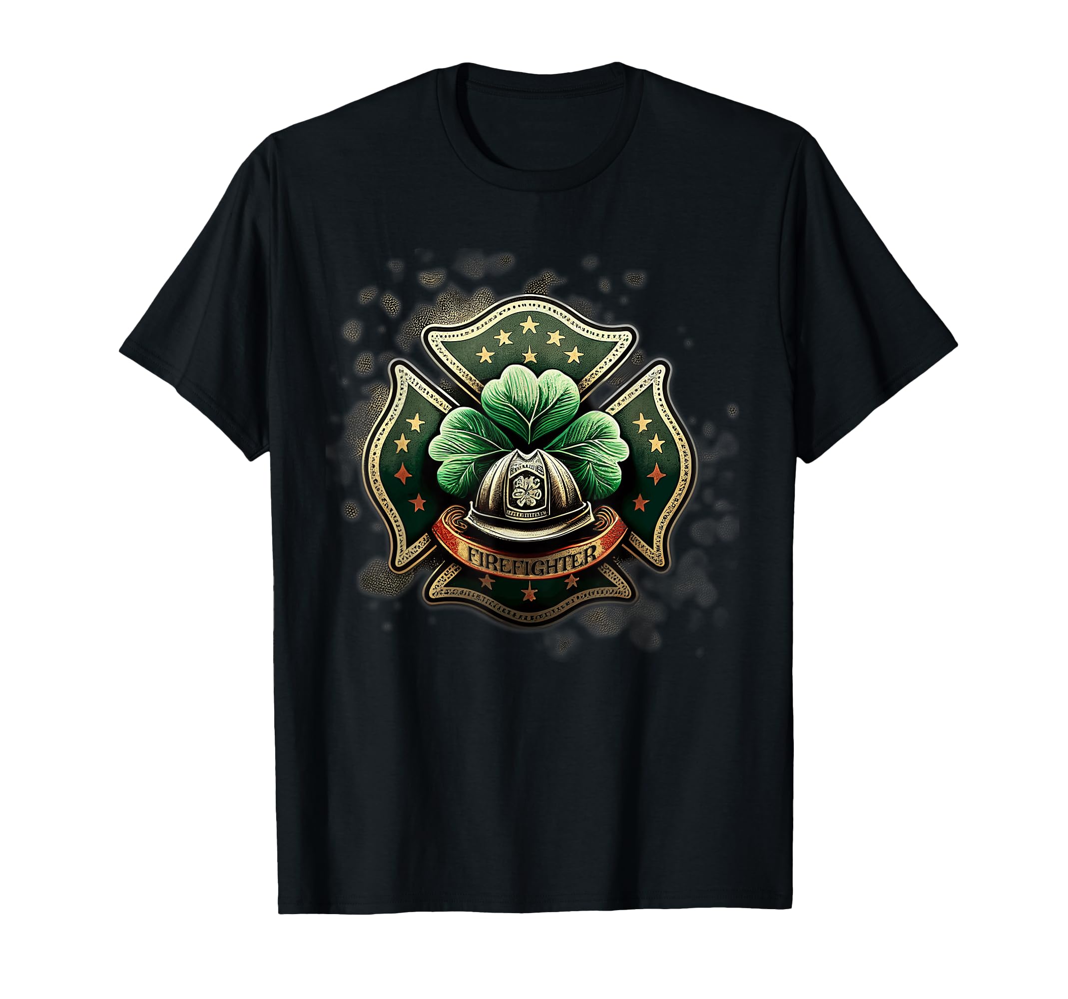 Shamrock Irish Firefighter St Patricks Usa T-Shirt - Trendy Graphic Unisex - T-Shirt, Sweatshirt, Hoodie