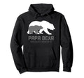 Papa Bear Support Narcolepsy Hoodie - Fun Novelty Design for Adults - T-Shirt, Sweatshirt, Hoodie