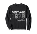 Year 1978 Gift Birthday Mom Dad Sweatshirt - Custom Art Print Unisex - T-Shirt, Sweatshirt, Hoodie