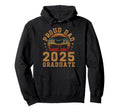 Proud Dad 2025 Graduate Father Senior Hoodie - Aesthetic Graphic Men Women - T-Shirt, Sweatshirt, Hoodie