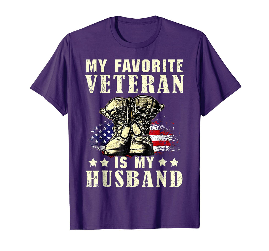Pround My Favorite Veteran Is My T-Shirt - Casual Everyday Wear Men Women - T-Shirt, Sweatshirt, Hoodie