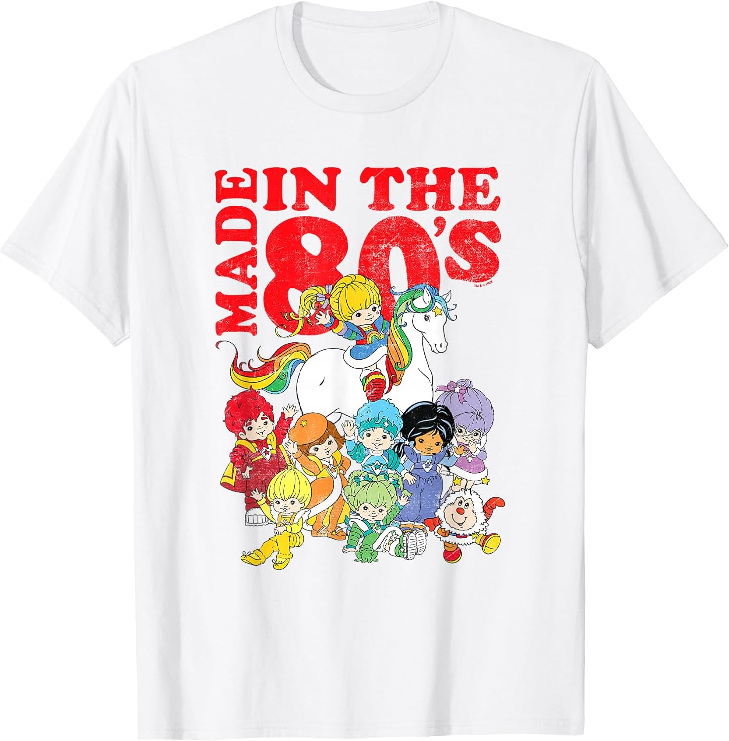 Made in The 80's Distressed Group Shot - Adult & Kids T-Shirts, Sweatshirts & Hoodies apparel design preview 1