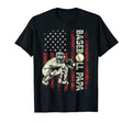 Mens Fathers Day Baseball Papa Flag Gifts T-Shirt - Trendy Graphic Unisex - T-Shirt, Sweatshirt, Hoodie