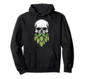 Hop Bearded Skull Brewer Funny Craft Hoodie - Streetwear Style Men Women - T-Shirt, Sweatshirt, Hoodie