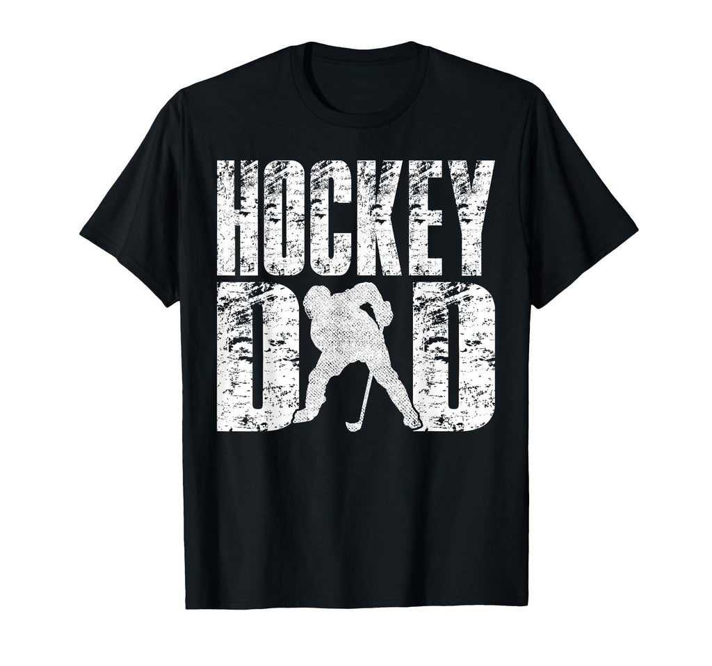 Ice Hockey Dad Father Hockey Dad T-Shirt - Unique Graphic Men Women - T-Shirt, Sweatshirt, Hoodie