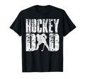 Ice Hockey Dad Father Hockey Dad T-Shirt - Unique Graphic Men Women - T-Shirt, Sweatshirt, Hoodie