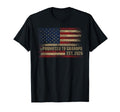 Promoted To Grandpa Est 2026 Usa Flag T-Shirt - Aesthetic Graphic Unisex - T-Shirt, Sweatshirt, Hoodie