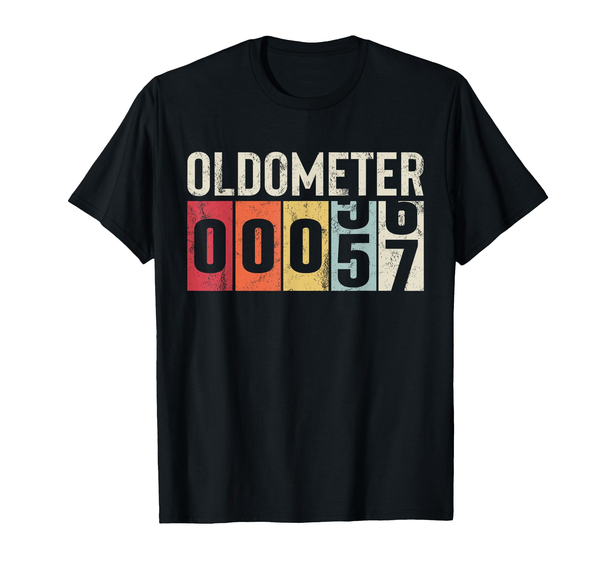 Funny 57 Years Old Oldometer 57Th T-Shirt - Novelty Apparel Men Women - T-Shirt, Sweatshirt, Hoodie