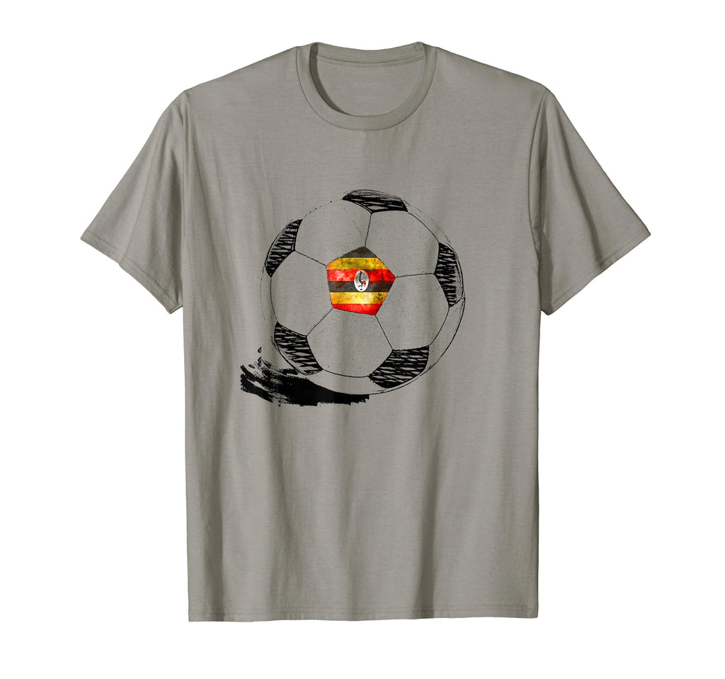 Soccer Uganda Flag Ugandans Pride T-Shirt - Unique Graphic Men Women - T-Shirt, Sweatshirt, Hoodie