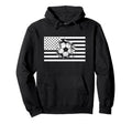 American Flag Soccer Soccer Hoodie - Unique Graphic Men Women - T-Shirt, Sweatshirt, Hoodie